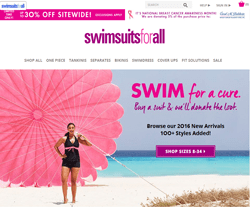 Find the best deals at the lowest prices with our Swimsuits For All promo codes and deals.