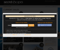 Promo Code Secret Escape £25 Off | Secret Escapes Discount Codes & Vouchers updated daily