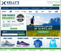 kelly's warehouse running shoes