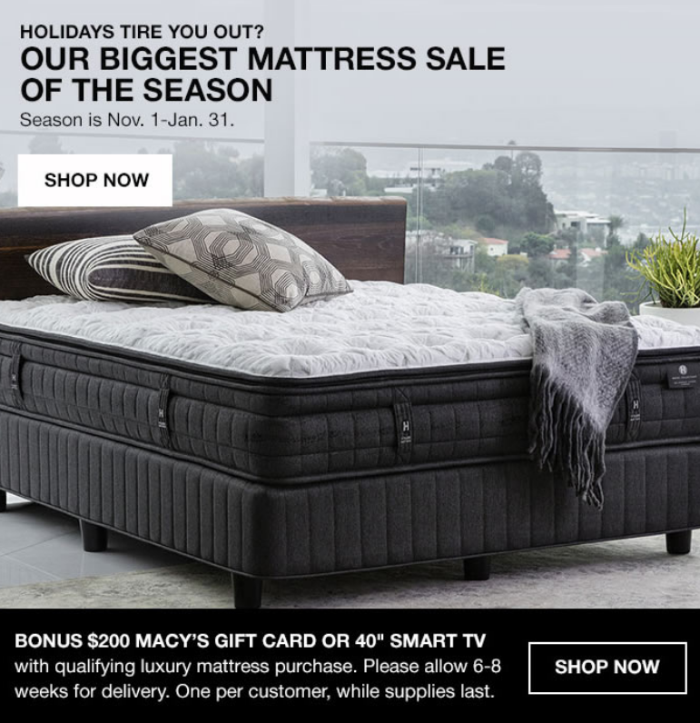 When Is The Next Macy S Mattress Sale at Andrew Woods blog