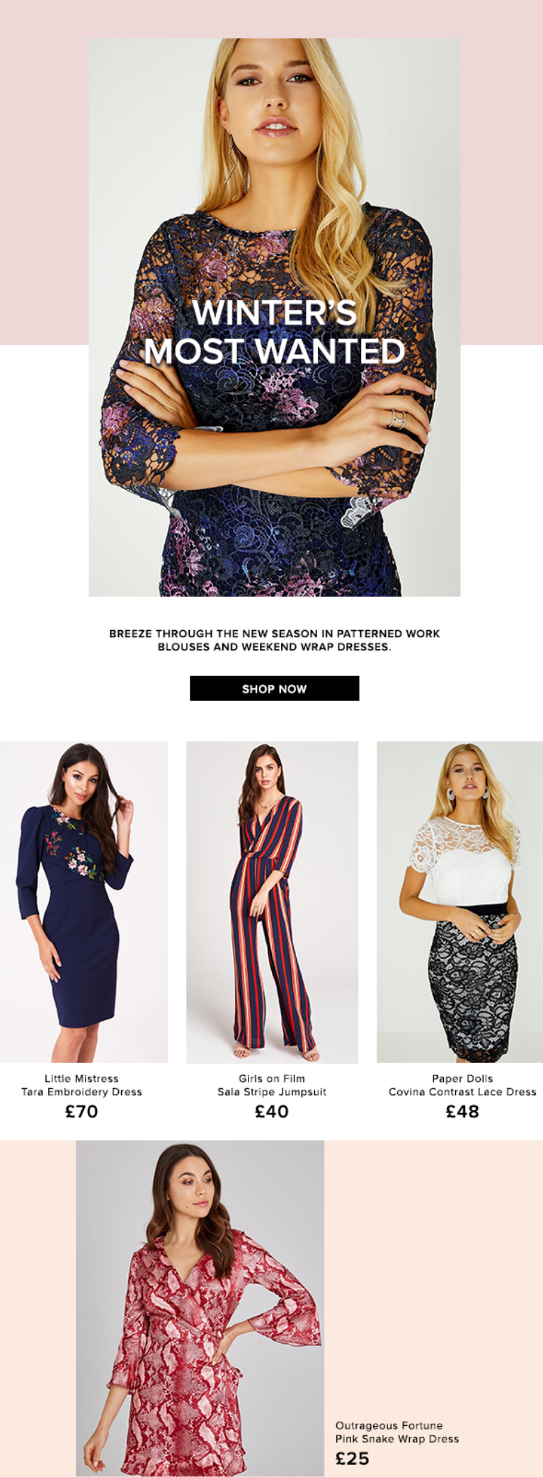 It’s good to try new things. Find all the hottest trends and latest seasonal musts. Shop early & m...